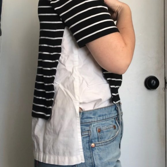 Layered Look English Factory Striped Shirt - Picture 9 of 9